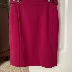 Ann Taylor Fuchsia Pencil Skirt